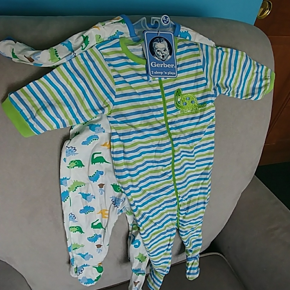 Baby boys sleep n play (2) 0-3months nwt